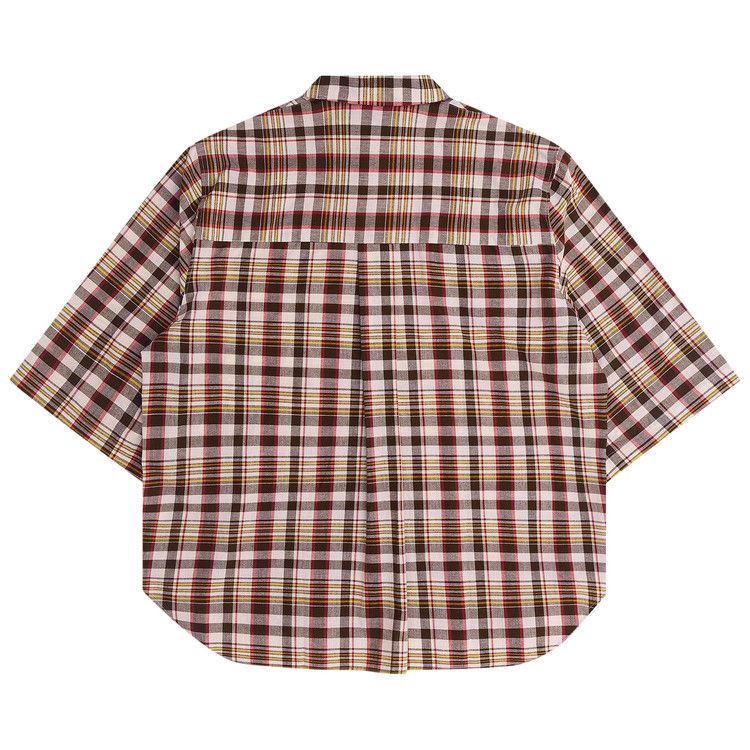 Willy Chavarria Hacienda Short-Sleeve Shirt 'Brown'