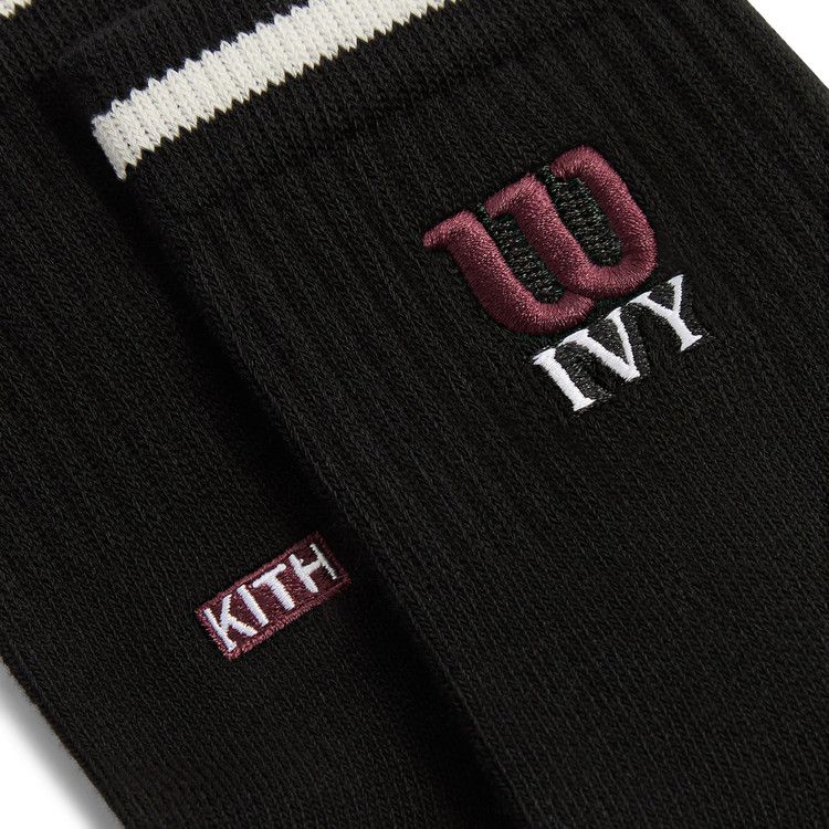 Kith Ivy For Wilson Quarter Top Socks 'Black'
