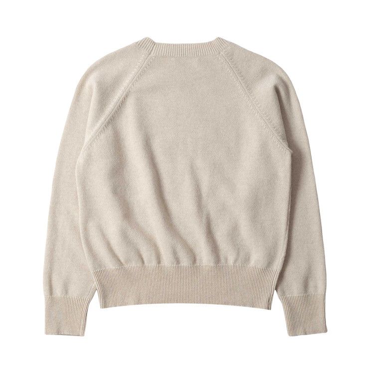 Margaret Howell Textured Argyle Knitwear 'Natural'