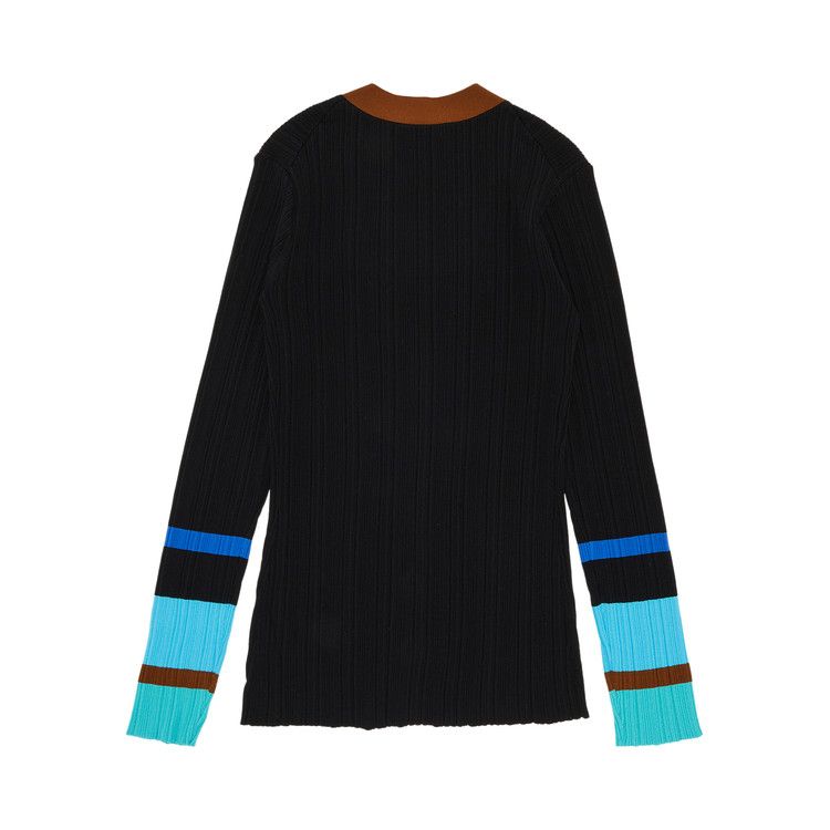Wales Bonner Knit Cardigan 'Black Multicolor'