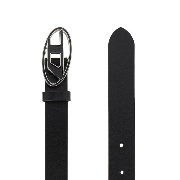 Diesel B-1DR Leather Belt 'Black'