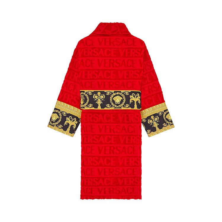 Versace I Heart Baroque Bath Robe 'Red'