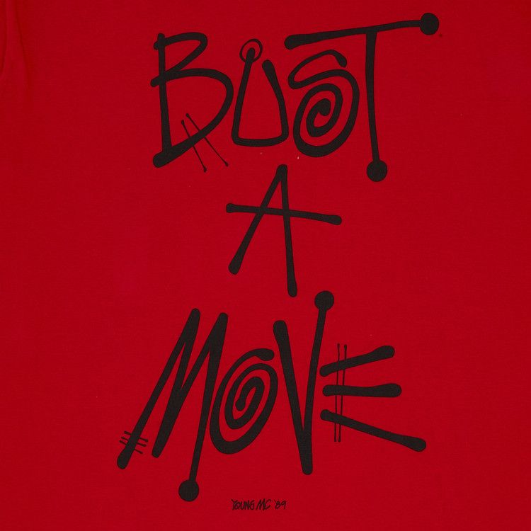 Stussy Bust A Move Tee 'Red'