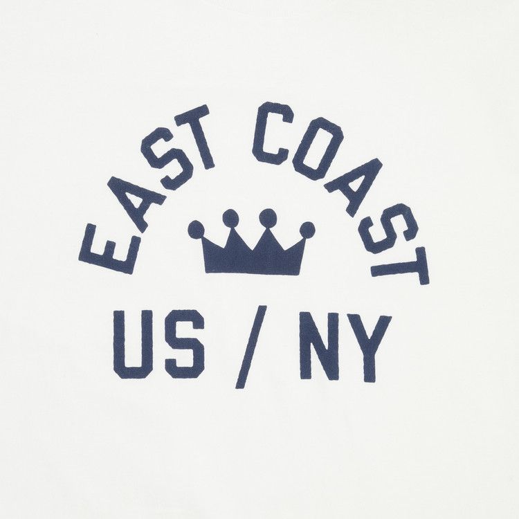Stussy East Coast Crown US/NY Tee 'White'