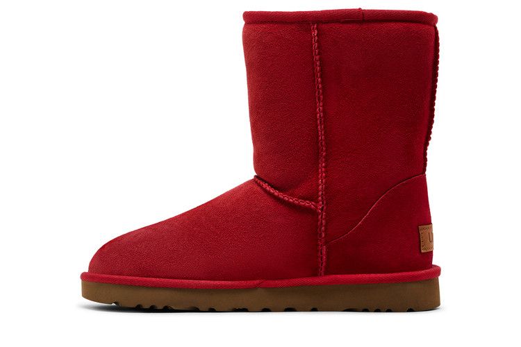 UGG Wmns Classic Short II 'Ribbon Red'