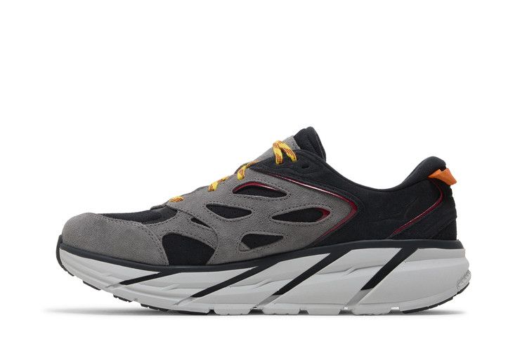 HOKA Clifton L Suede 'Black Lunar Rock'