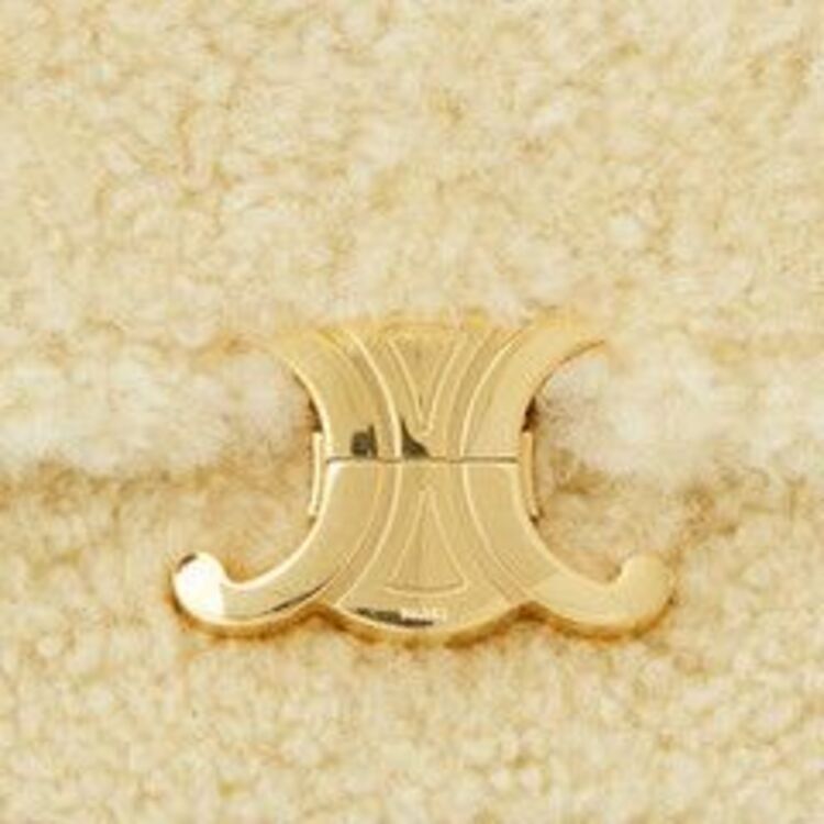 CELINE Teen Triomphe Bag 'Ivory'