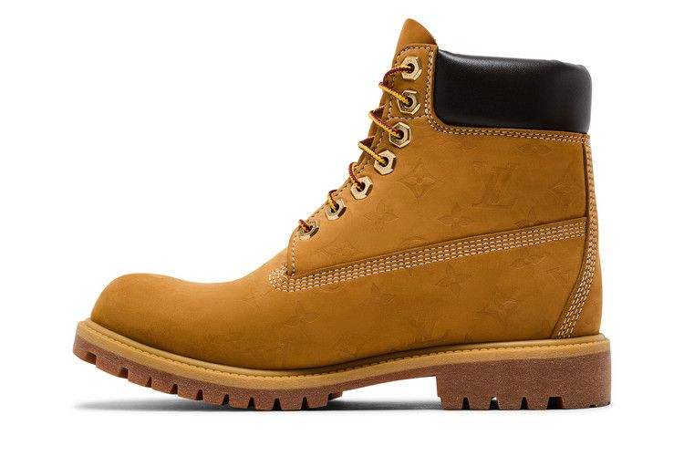 Louis Vuitton x Timberland 6 Inch Ankle Boot 'Embossed Monogram - Wheat'