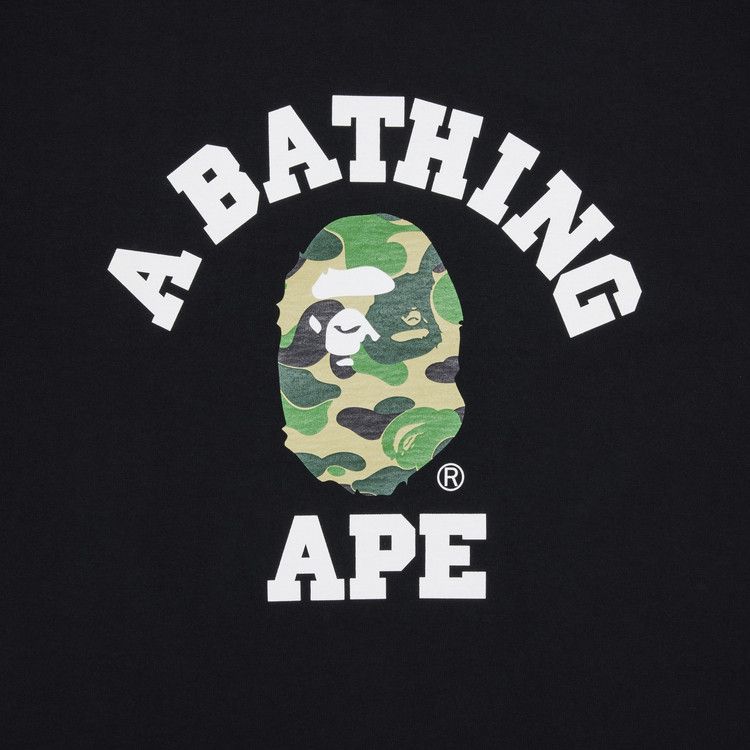 BAPE ABC Camo College Tee 'Black Green'