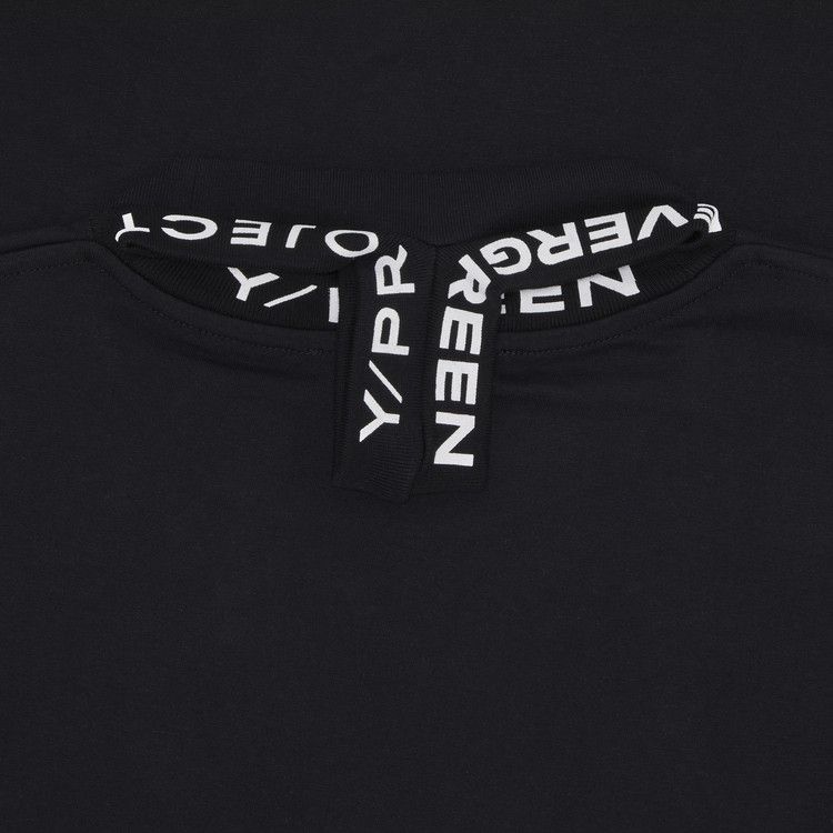 Y/Project Evergreen Triple Collar T-Shirt 'Vintage Black'