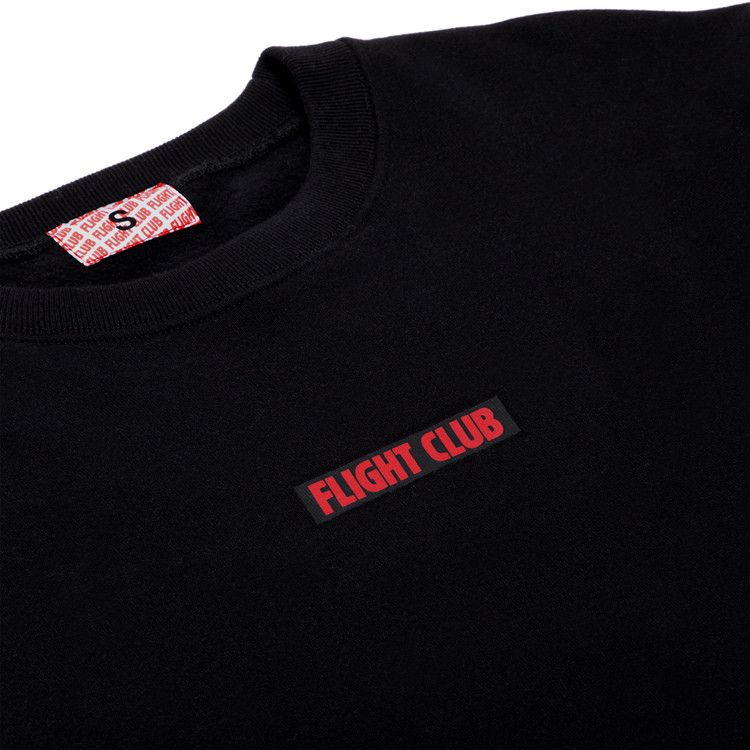 Flight Club Oversized Logo Crewneck 'Black'