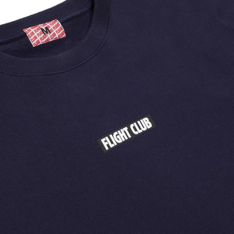Flight Club Oversized Logo Crewneck 'Navy'