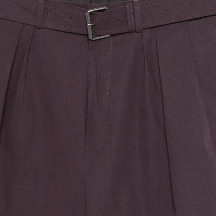 Dries Van Noten Washed Heavyweight Pants 'Dark Purple'
