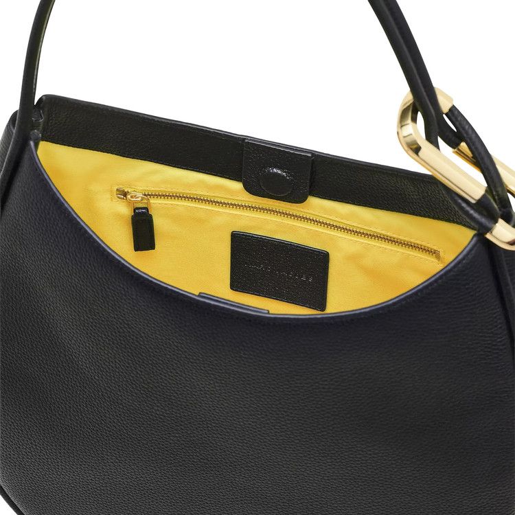 Marc Jacobs Leather Dual Large Hobo Bag 'Black'