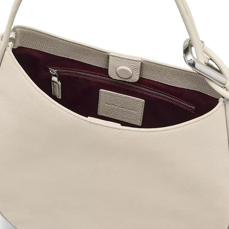 Marc Jacobs Leather Dual Large Hobo Bag 'Cloud White'