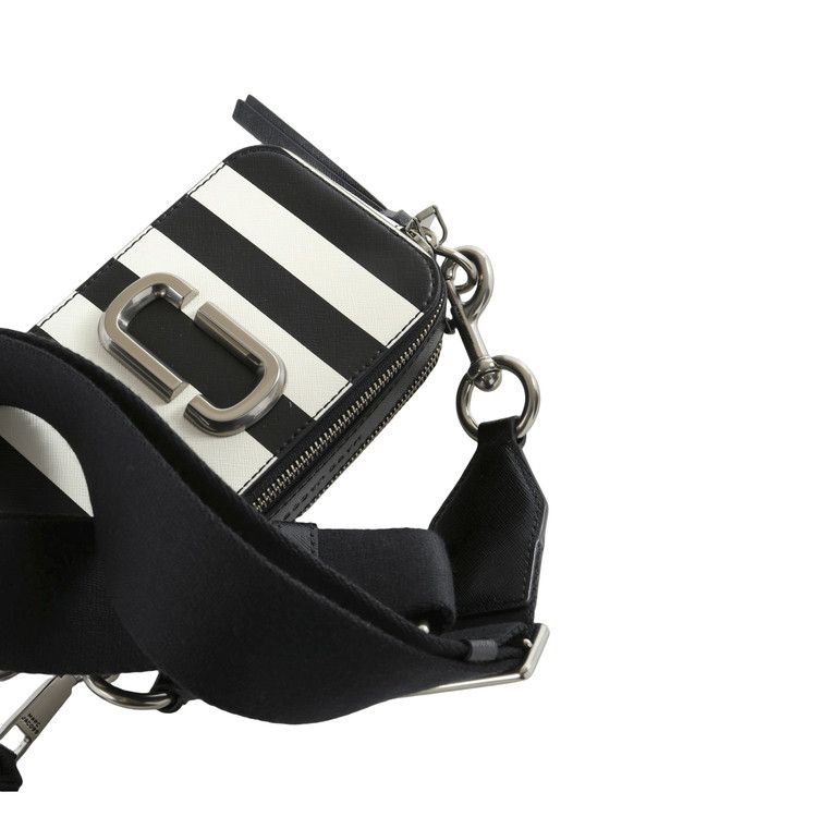 Marc Jacobs The Stripe Chain Snapshot Bag 'Black/Multicolor'