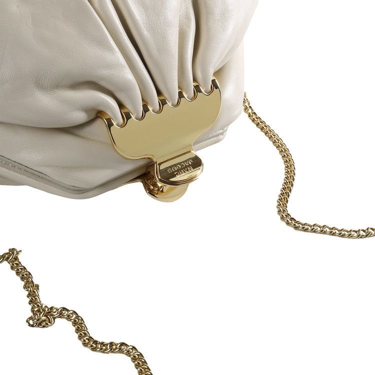 Marc Jacobs The Small Claw Clip Clutch Bag 'Ivory'
