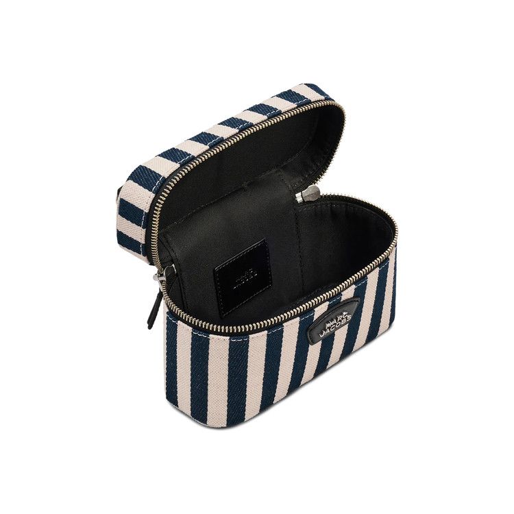 Marc Jacobs Stripe Canvas Everyday Logo Vanity Bag 'Blue Sea'