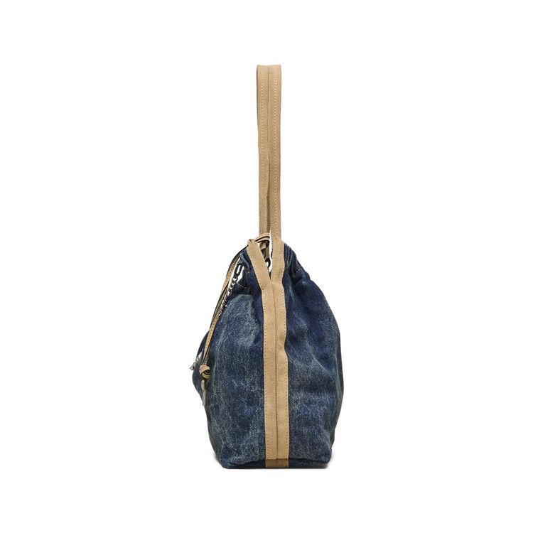 Marc Jacobs Denim Suede Cristina Tote Bag 'Dark Wash'