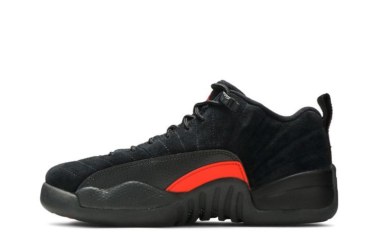 Air Jordan 12 Retro Low BG 'Black Max Orange'