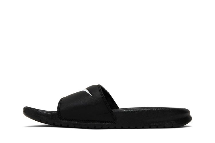 Nike Benassi Swoosh Slide 'Black White'