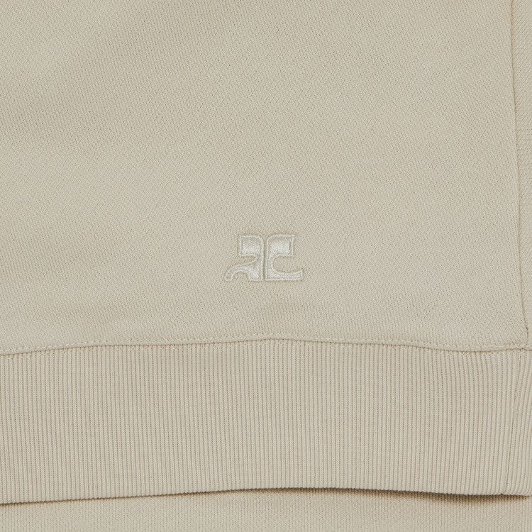Courrèges Off Shoulder Sweatshirt 'Oatmeal'