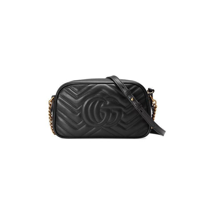 Gucci GG Marmont Small Matelassé Shoulder Bag 'Black'