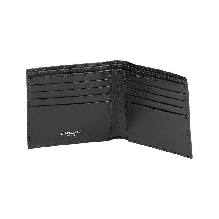 Saint Laurent Ultrasoft Monogram Bifold Wallet 'Nero'