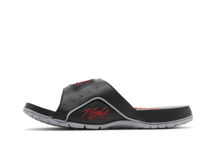 Air Jordan Hydro 4 Retro Slide 'Black Cement'