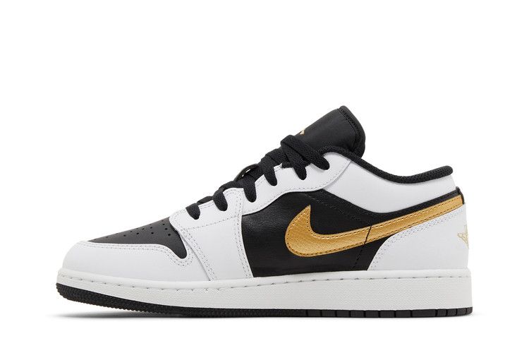 Air Jordan 1 Low GS 'Gold Swoosh'