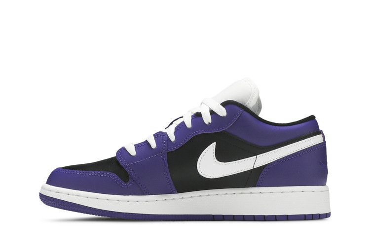 Air Jordan 1 Low GS 'Black Court Purple'