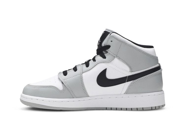 Air Jordan 1 Mid GS 'Light Smoke Grey'