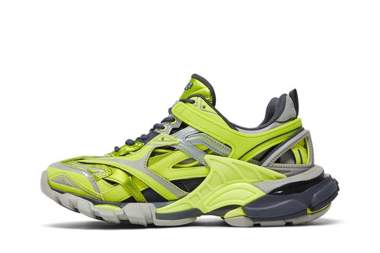 Balenciaga Wmns Track.2 Sneaker 'Grey Neon Yellow'