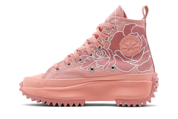 Natasha Cloud x Converse Wmns Run Star Hike Inspired 'Floral - Pink Quartz'