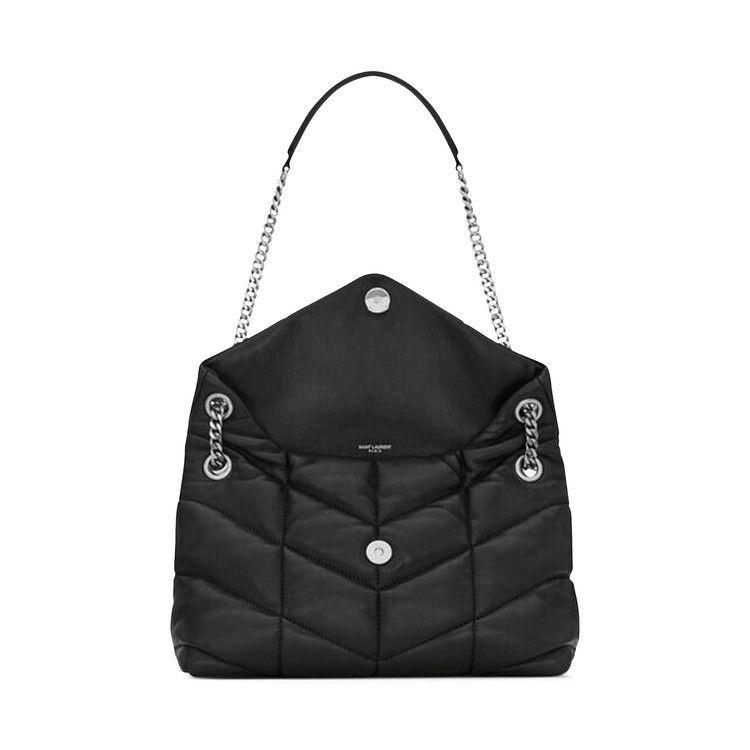Saint Laurent Medium Loulou Quilted Shoulder Bag 'Black'