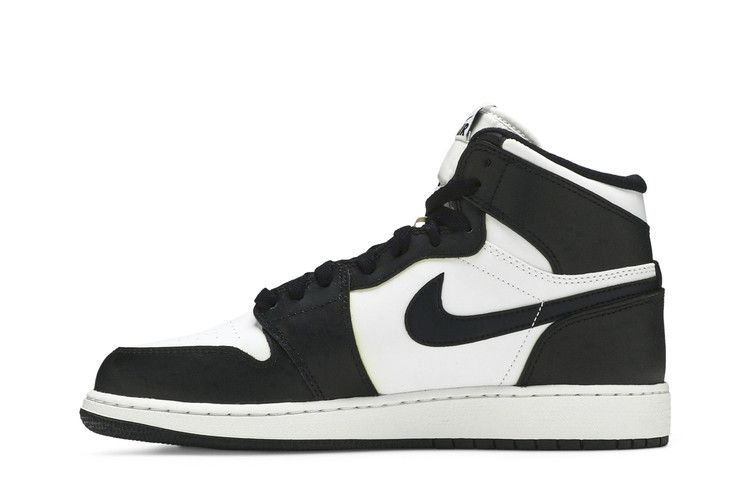 Air Jordan 1 Retro High OG BG 'Black White' 2014
