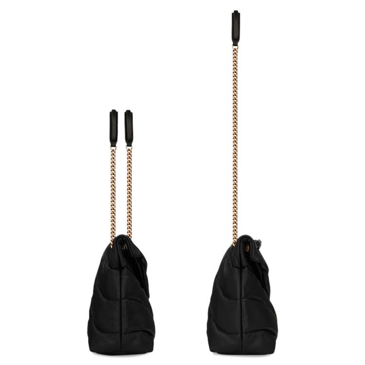 Saint Laurent Puffer Medium Chain Bag 'Black'