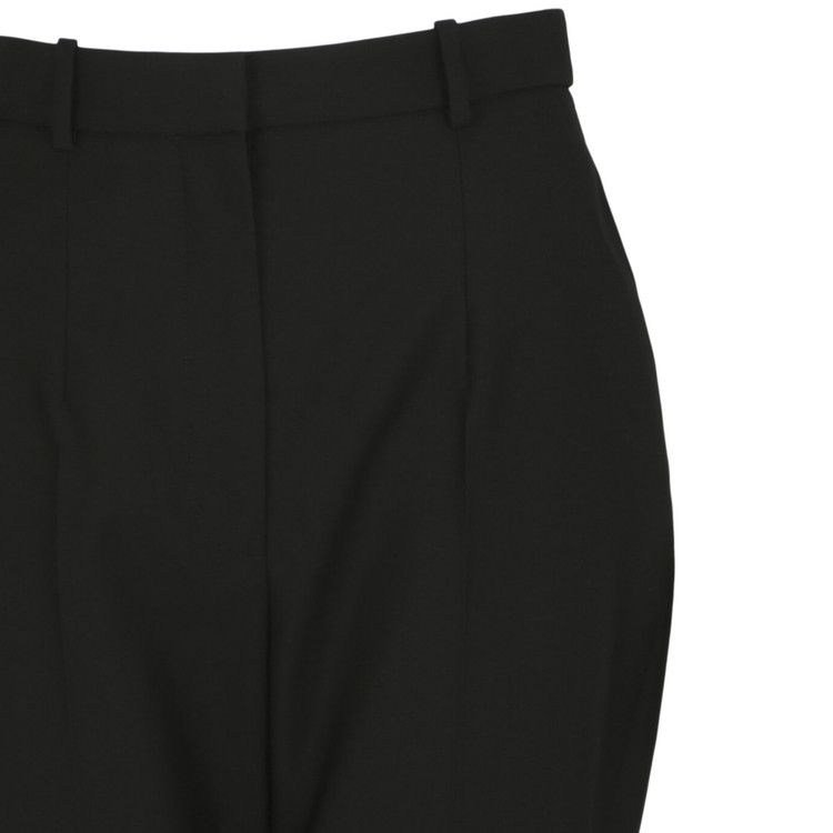 Alexander McQueen High-Waist Wool Pants 'Black'