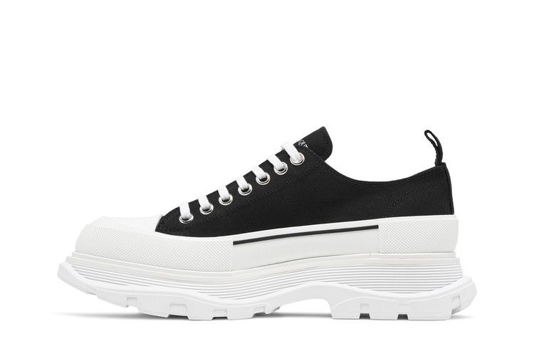 Alexander McQueen Tread Slick Lace Up 'Black White'