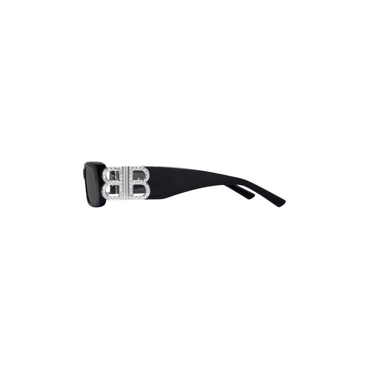 Balenciaga Dynasty Rectangle Sunglasses 'Black'