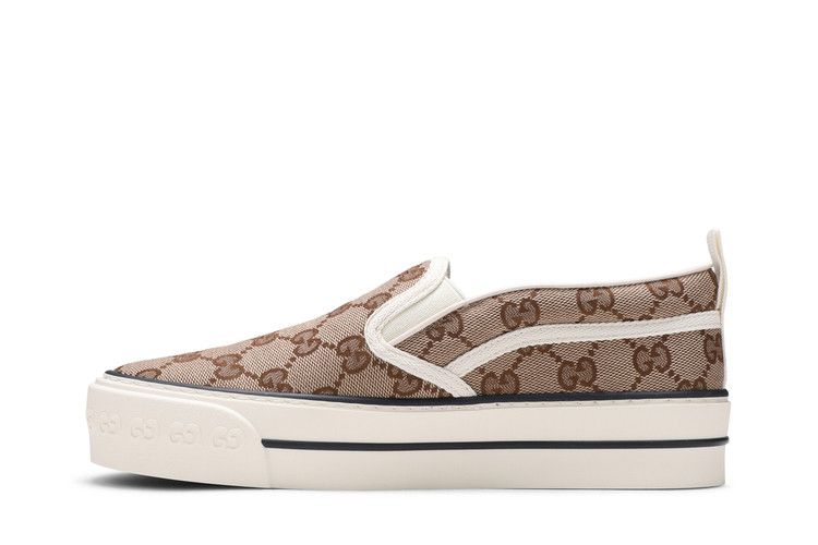 Gucci Wmns Tennis 1977 Slip-On 'Beige Ebony'