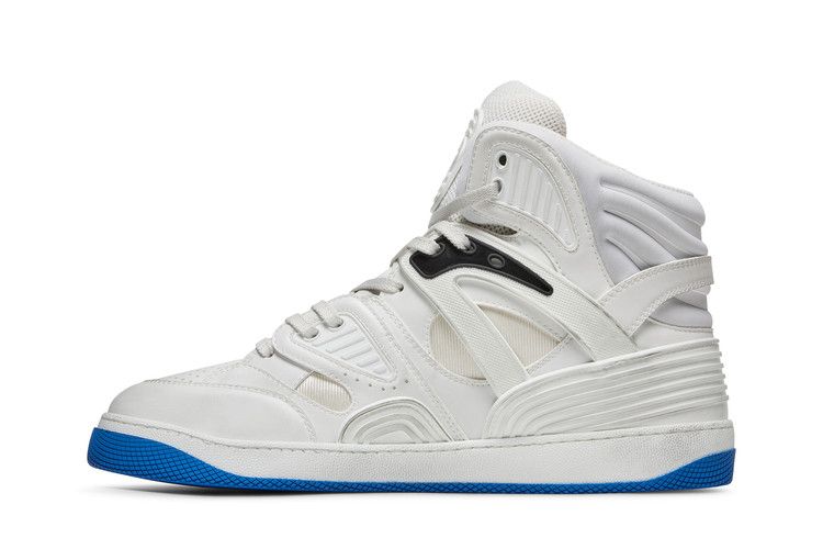 Gucci Basket High Sneaker 'White Blue'