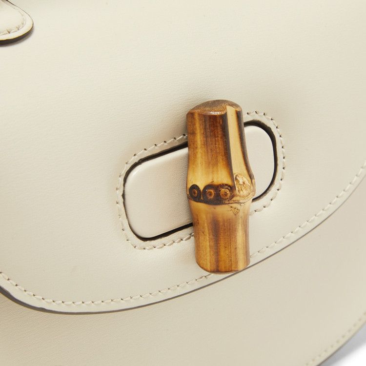 Gucci Bamboo 1947 Mini Top Handle Bag 'White'