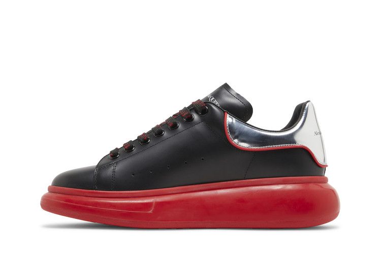Alexander McQueen Oversized Sneaker 'Black Silver Lust Red'