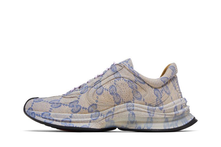 Gucci Wmns Run Sneaker 'Beige Blue Monogram'
