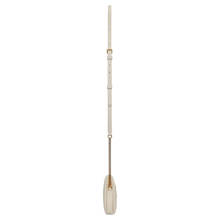 Saint Laurent Gaby Zippered Pouch 'Soft Cream'