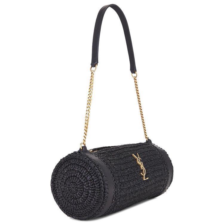 Saint Laurent Cassandre Small Cylinder Bag 'Noir'