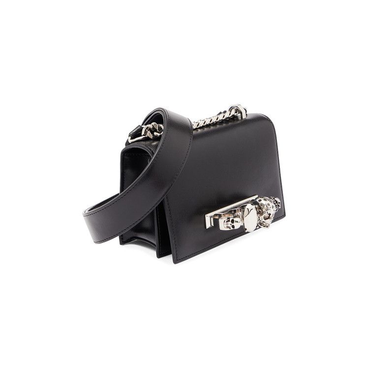 Alexander McQueen The Biker Mini Jewelled Satchel 'Black'
