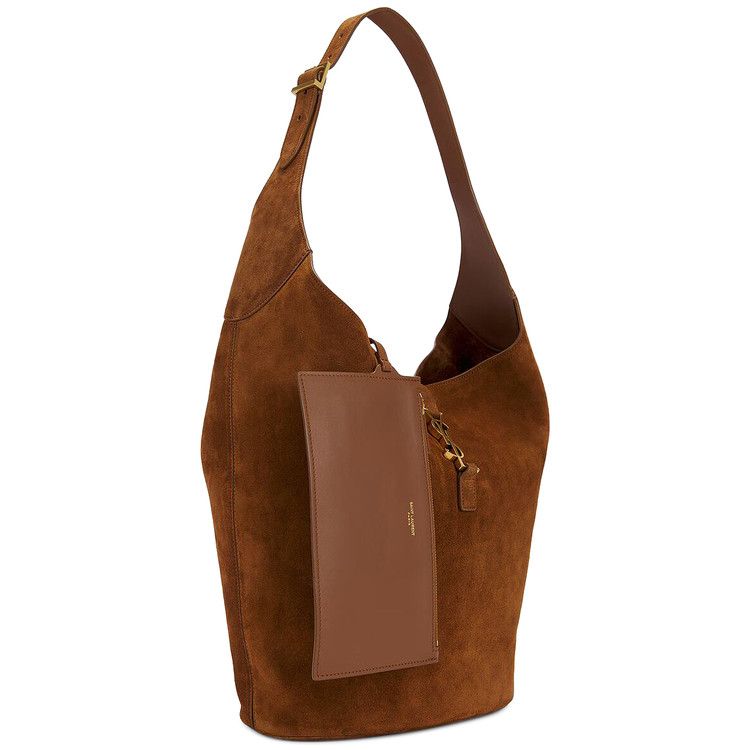 Saint Laurent Le 5 Á 7 Hobo Shoulder Bag 'Caramel Cognac'