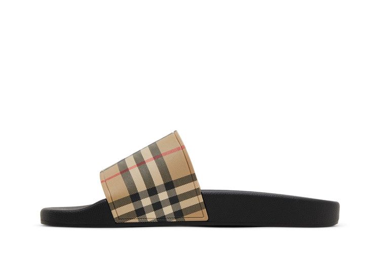 Burberry Check Slide 'Archive Beige'